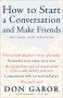 How to Start a Conversation and Make Friends